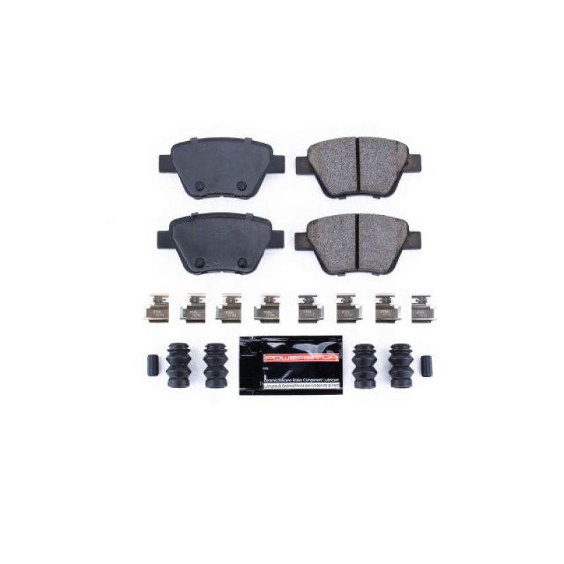 Power Stop 10-13 Audi A3 Rear Z23 Evolution Sport Brake Pads w/Hardware PowerStop