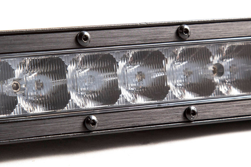 Diode Dynamics 12 In LED Light Bar Single Row Straight Clear Driving Each Stage Series