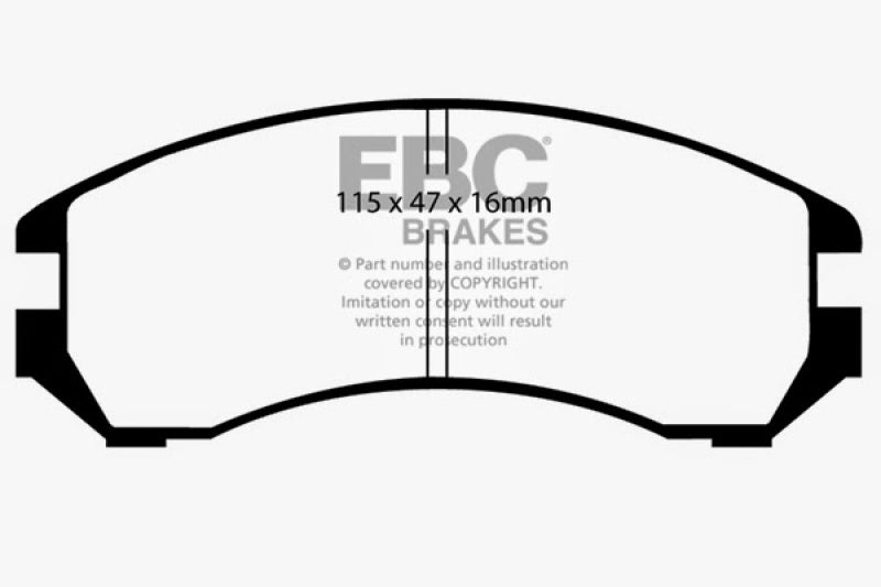 EBC GreenStuff Front Brake Pads - DP2665 EBC