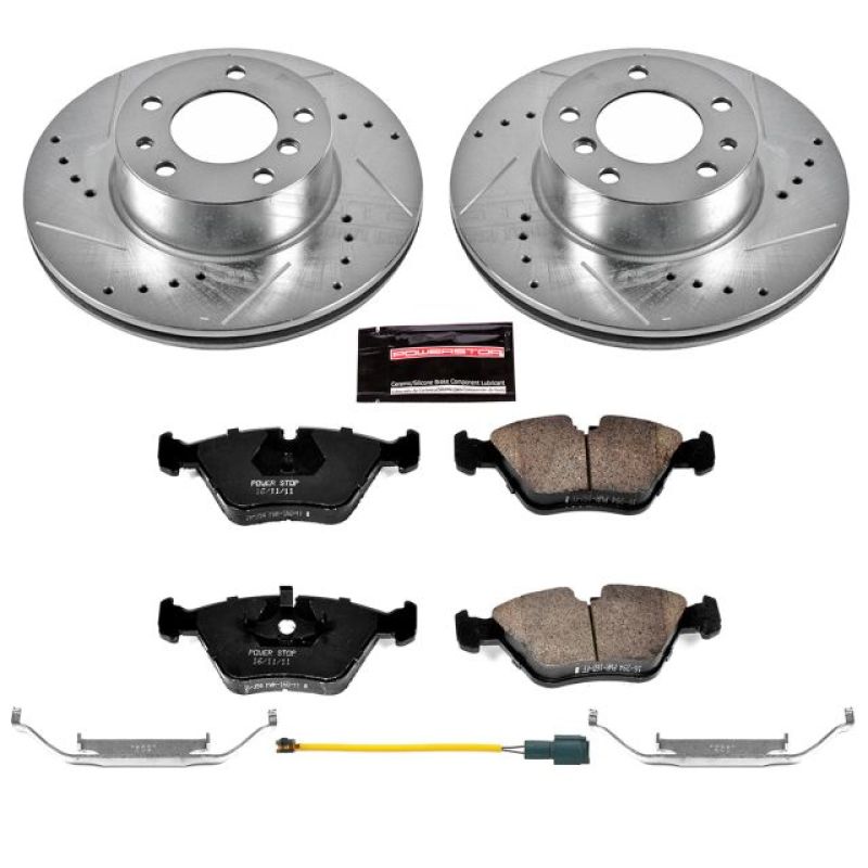 Power Stop 1989 BMW 525i Front Z23 Evolution Sport Brake Kit PowerStop
