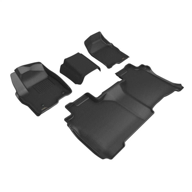 3D MAXpider KAGU 1st & 2nd Row Floor Mats for Sierra 2500 / 3500 Double Cab 2019-2026 - L1GM04101509