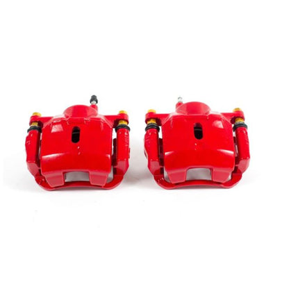 Power Stop 01-05 Toyota Echo Front Red Calipers w/Brackets - Pair PowerStop
