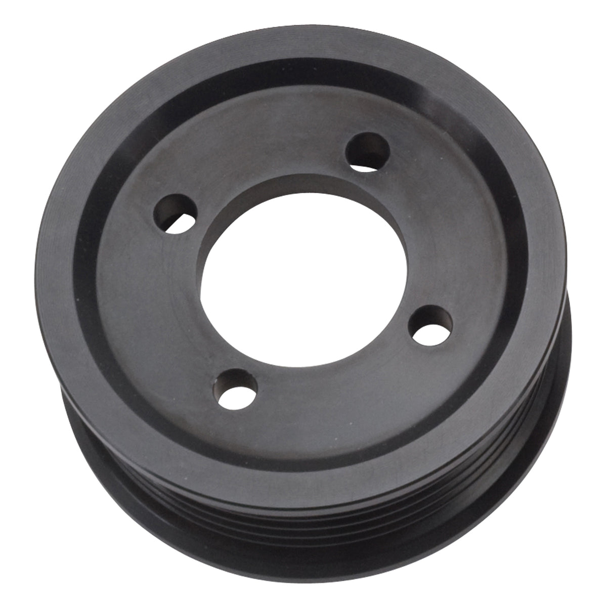 Edelbrock Competition Supercharger Pulley 3.00 In. 6-rib, Black Anodized - 15822