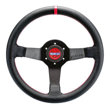 Load image into Gallery viewer, Sparco Steering Wheel R330 Champion Black Leather / Red Stiching