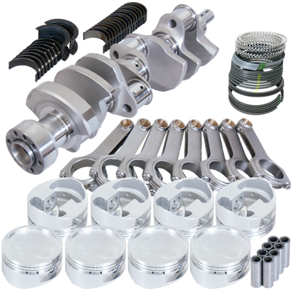 Eagle Chevy 350 1Pc 3.750in Crank 6.000in H-Beam -28cc 4.060in Pistons Rotating Assembly
