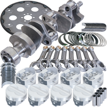Eagle Chevy 350 1Pc 3.750in Crank 5.700in I-Beam Rods -10cc 4.000in Pistons Balanced Assembly