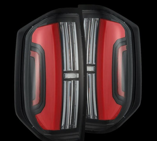 AlphaRex 672052 14-21 Toyota Tundra Nova-Series LED Tail Lights - Black Red