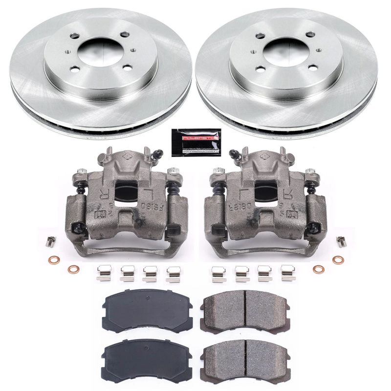 Power Stop 02-07 Mitsubishi Lancer Front Autospecialty Brake Kit w/Calipers PowerStop
