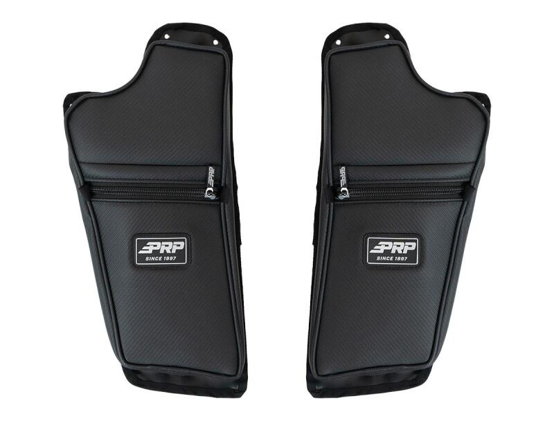 PRP Seats 2016+ Polaris General Front Lower Door Bags w/Knee Pad - Pair E118-210