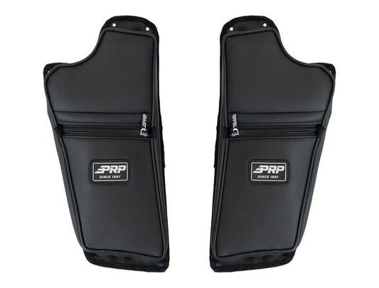 PRP Seats 2016+ Polaris General Front Lower Door Bags w/Knee Pad - Pair E118-210