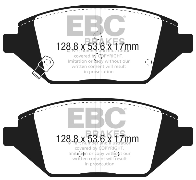 EBC GreenStuff Front Brake Pads - DP23058