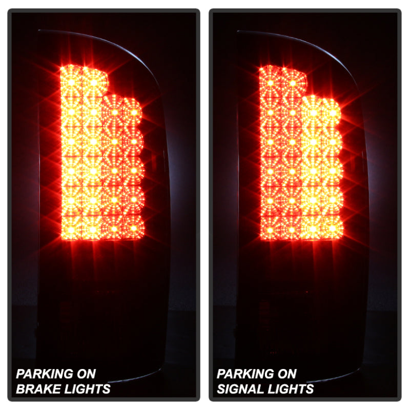 Spyder Dodge Ram 02-06 1500/Ram 2500/3500 03-06 LED Tail Light Black ALT-YD-DRAM02-LED-BK SPYDER