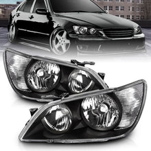 Load image into Gallery viewer, ANZO LEXUS IS300 01-05 CRYSTAL HEADLIGHTS BLACK - 121210