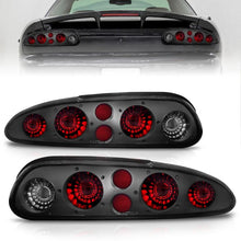 Load image into Gallery viewer, ANZO CHEVY CAMARO 93-02 TAIL LIGHTS BLACK DARK SMOKE LENS - 221175