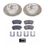 Power Stop 14-16 Kia Cadenza Rear Semi-Coated Rotor Kit