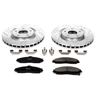 Power Stop 05-07 Cadillac XLR Front Z23 Evolution Sport Brake Kit PowerStop