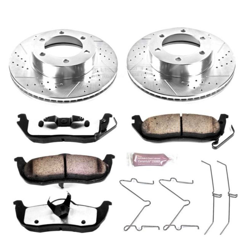 Power Stop 01-02 Toyota Sequoia Front Z36 Truck & Tow Brake Kit PowerStop