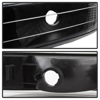 Xtune Chevy Silverado 99-02 Amber Reflector Bumper Lights Black CBL-JH-CS99-AM-BK SPYDER