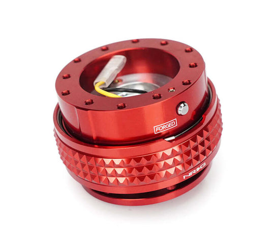 NRG Quick Release Kit - Pyramid Edition - Red Body / Red Pyramid Ring - SRK-210RD-RD