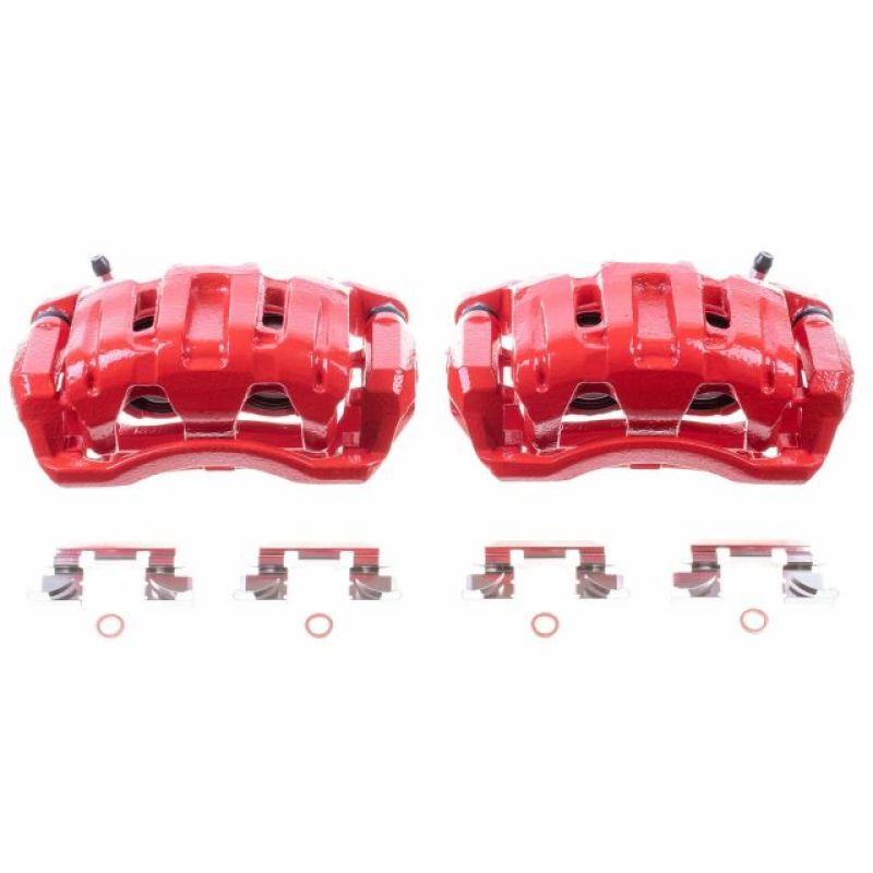 Power Stop 07-12 Acura RDX Front Red Calipers w/Brackets - Pair PowerStop