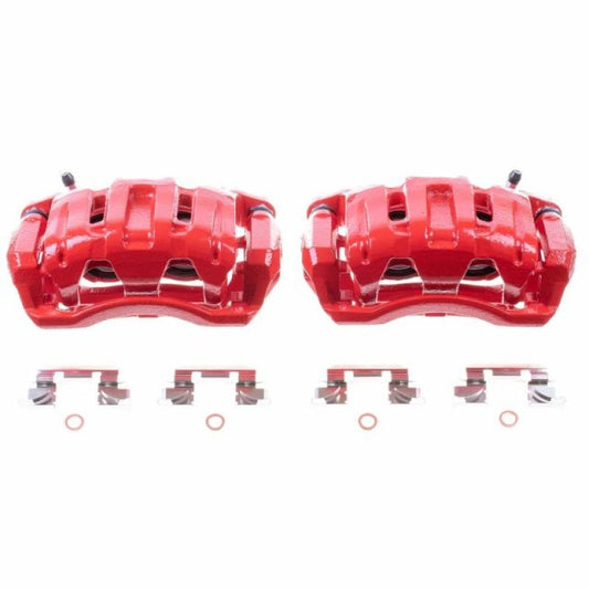 Power Stop 07-12 Acura RDX Front Red Calipers w/Brackets - Pair PowerStop