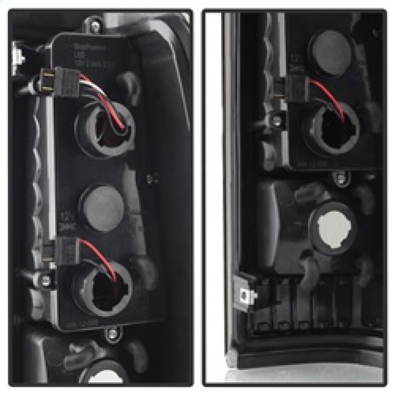 xTune 99-02 Chevy Silverado 1500/2500/3500 V2 LED Tail Lights - Black Smoke (ALT-ON-CS99-G2-LED-BSM) SPYDER