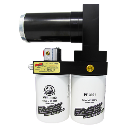 FASS Class 8 165gph/16-18psi Titanium Signature Series Fuel Air Separation System TS UIM 165G