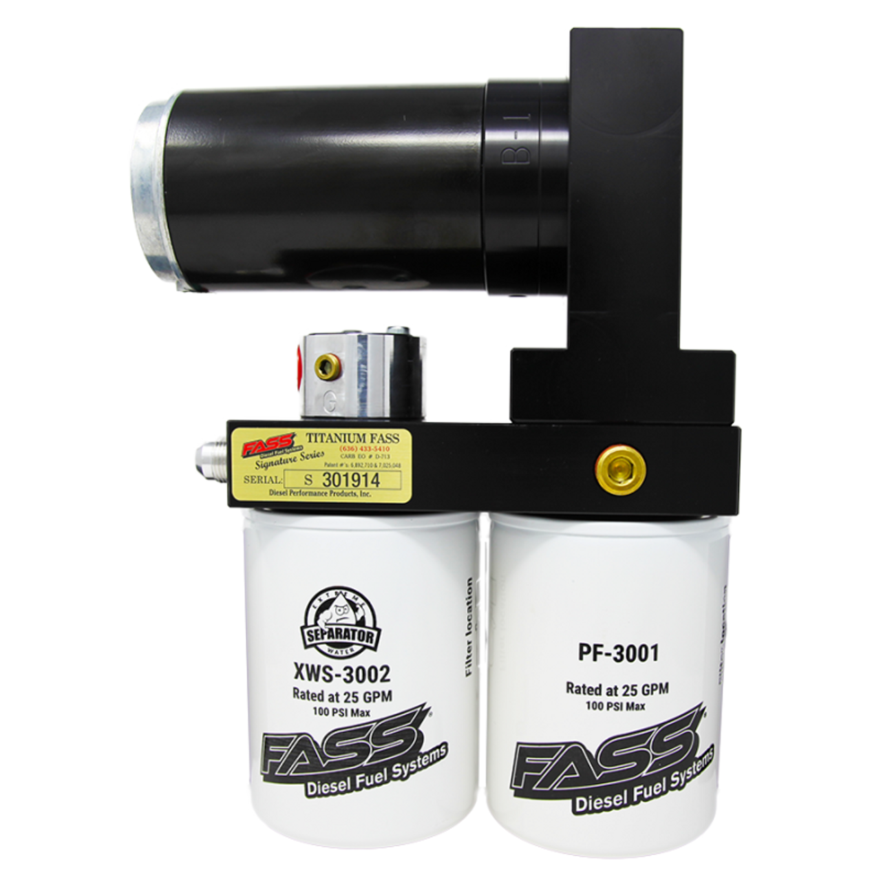 FASS 3/8in In Line Fuel Filter DRP 04/RK-02
