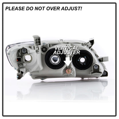 xTune 07-09 Toyota Camry Halogen OEM Headlights - Black (HD-JH-TCAM08-AM-BK) SPYDER