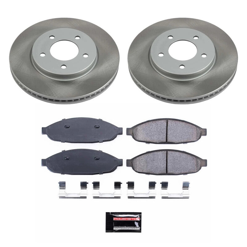 Power Stop 04-08 Chrysler Pacifica Front Semi-Coated Rotor Kit PowerStop