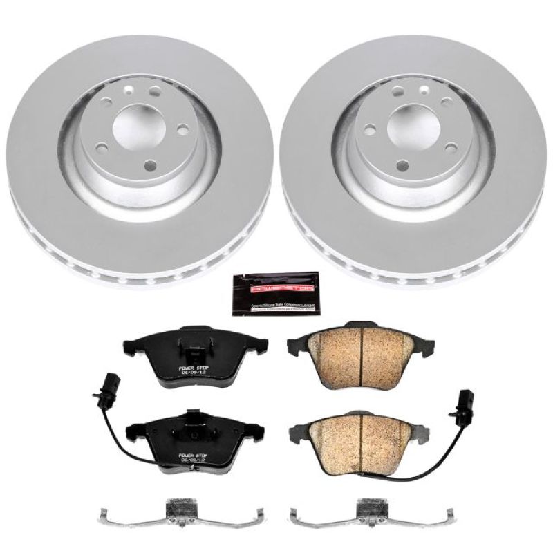 Power Stop 05-11 Audi A6 Quattro Front Z23 Evolution Sport Coated Brake Kit PowerStop