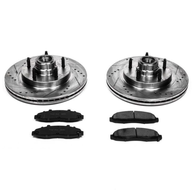 Power Stop 97-00 Ford F-150 Front Z23 Evolution Sport Brake Kit PowerStop