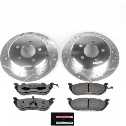 Power Stop 96-02 Ford Crown Victoria Rear Z36 Truck & Tow Brake Kit PowerStop