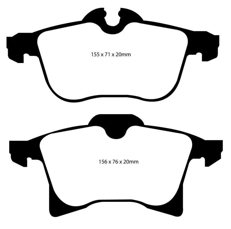 EBC YellowStuff Front Brake Pads - DP41520R EBC