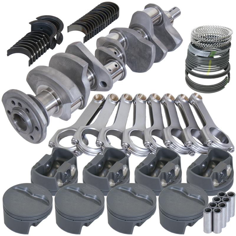 Eagle Chevy 327 SJ 3.250in Crank 2.300in Mains 6.125in H-Beam 4.060in Pistons Rotating Assembly