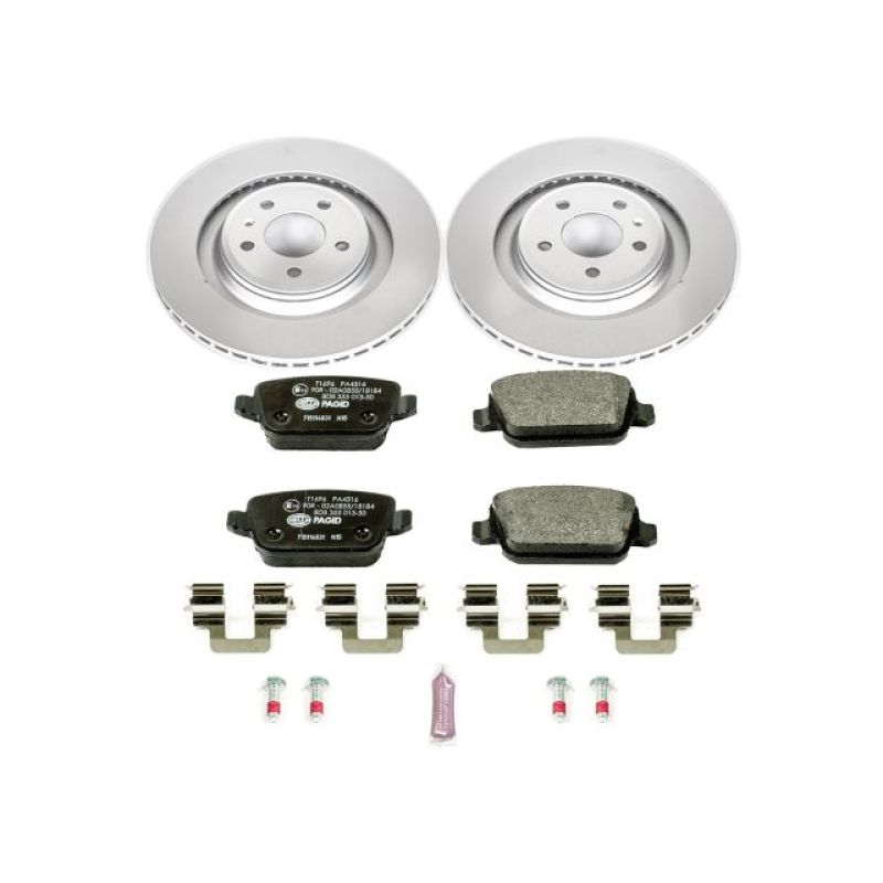 Power Stop 07-11 Volvo S80 Rear Euro-Stop Brake Kit PowerStop