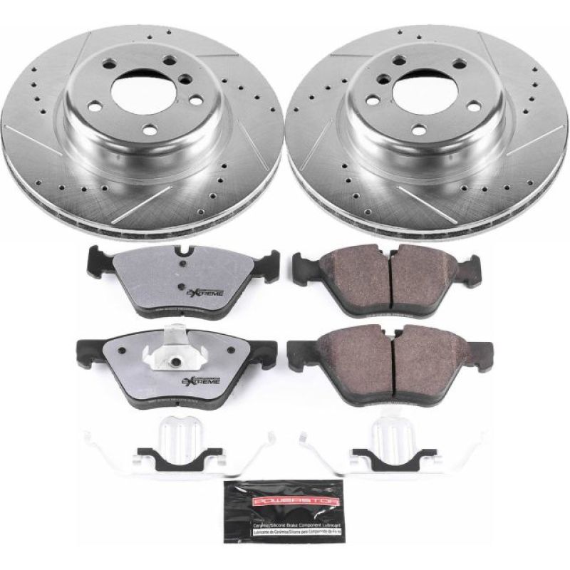 Power Stop 11-16 BMW 528i Front Z26 Street Warrior Brake Kit PowerStop