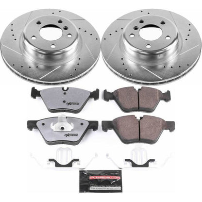 Power Stop 11-16 BMW 528i Front Z26 Street Warrior Brake Kit PowerStop