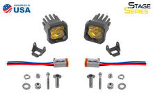 Load image into Gallery viewer, Diode Dynamics Stage Series C1 LED Pod Sport - Yellow Wide Standard ABL (Pair)