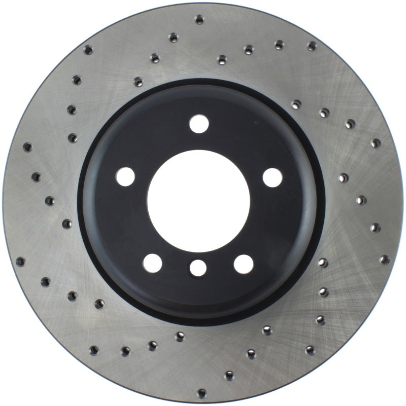 StopTech Sport Cross Drilled Brake Rotor - Rear Left Stoptech