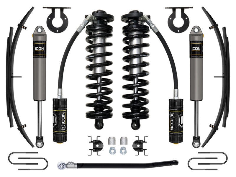 ICON 08-10 Ford F250/F350 2.5-3in Stage 2 Coilover Conversion System w/ Expansion Packs