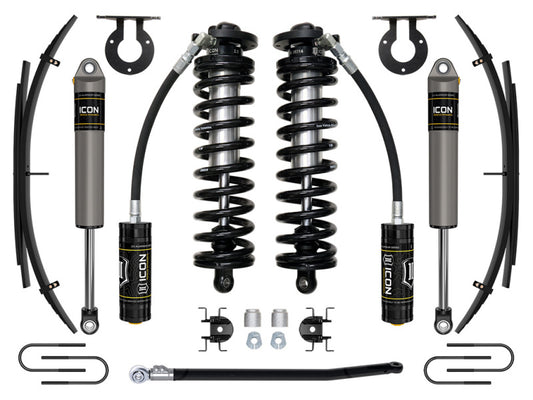 ICON 08-10 Ford F250/F350 2.5-3in Stage 2 Coilover Conversion System w/ Expansion Packs