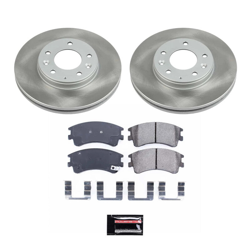 Power Stop 03-05 Mazda 6 Front Semi-Coated Rotor Kit PowerStop