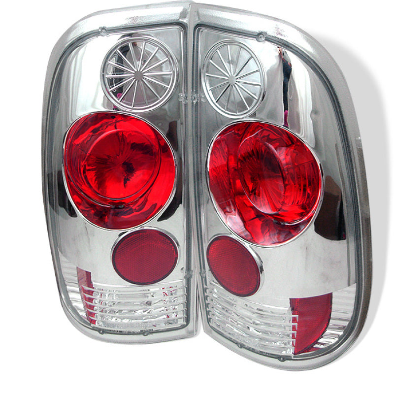 Spyder Ford F150 side 97-03/F250/350/450/550 Super Duty 99-07 Euro Tail Lights Chrm ALT-YD-FF15097-C SPYDER
