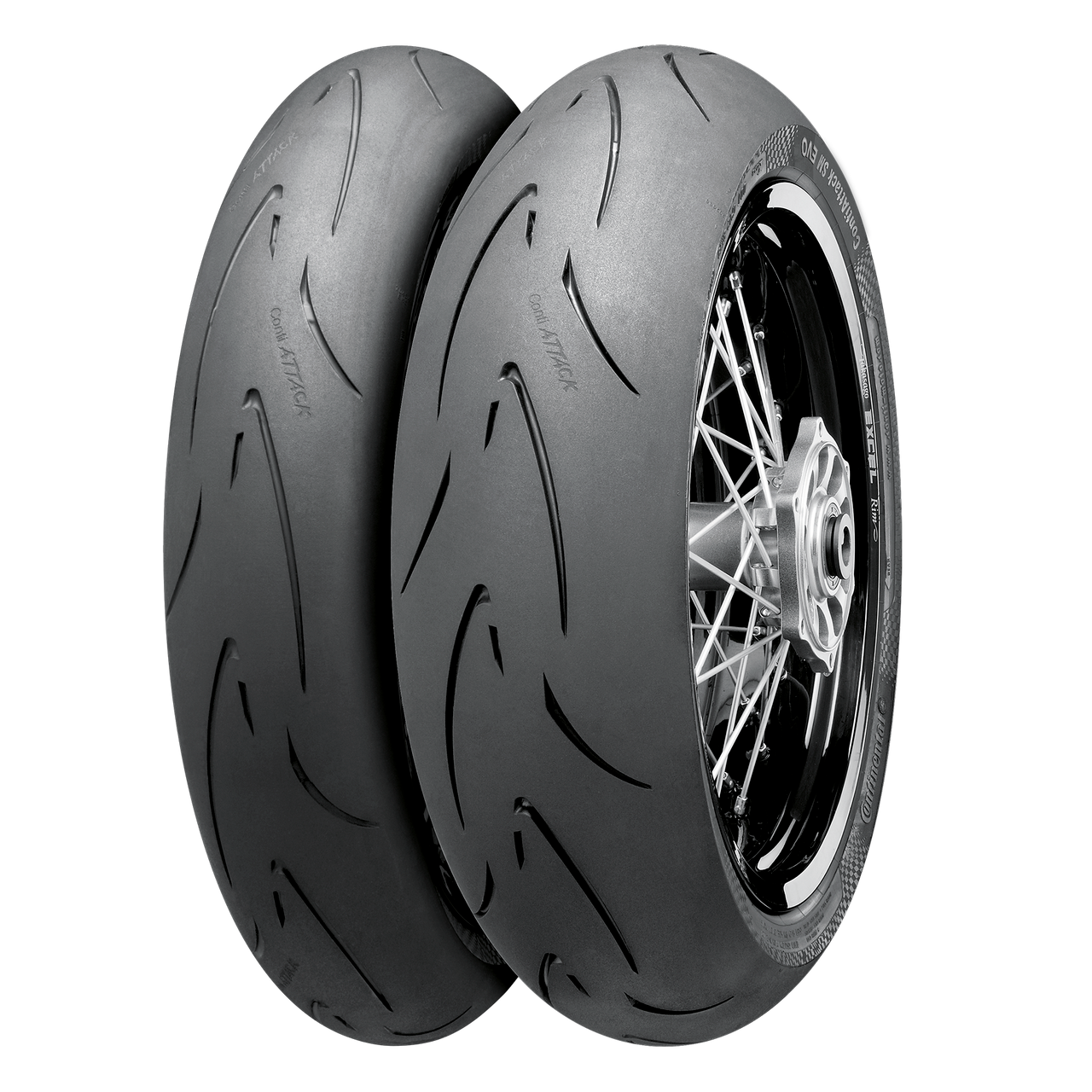 Continental Conti Attack SM EVO Supermoto 150/60R-17 66H Rear Motorcycle