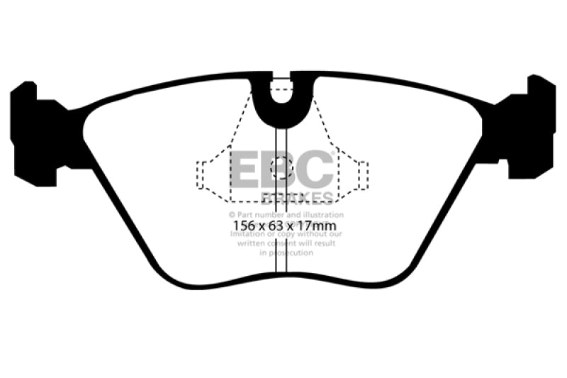 EBC Ultimax2 Front Brake Pads - UD3941 EBC