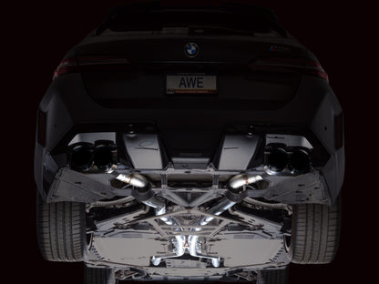 AWE BMW G90/G99 M5 Track Edition Catback Exhaust - Diamond Black Tips