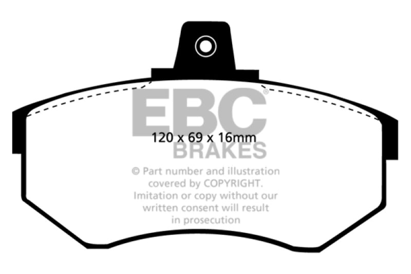 EBC Ultimax2 Front Brake Pads - UD227 EBC