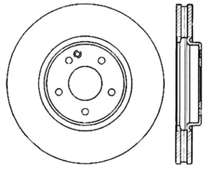 StopTech Drilled Sport Brake Rotor Stoptech