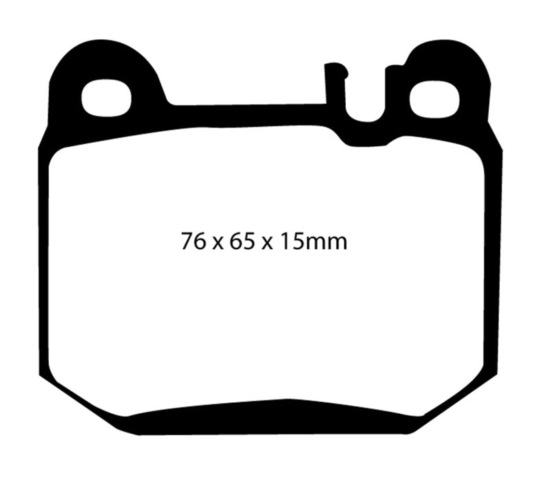 EBC RedStuff Rear Brake Pads - DP31395C